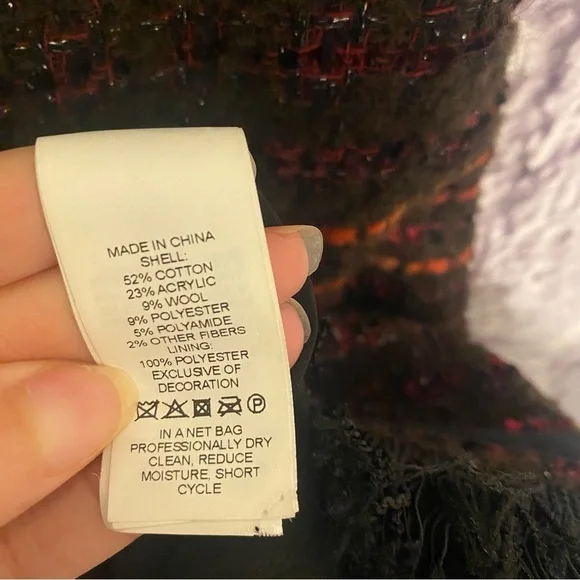 Kate Spade Tweed Sparkle So Foxy Bittersweet Sheath Mini Dress 4 Red Black - Picture 11 of 11